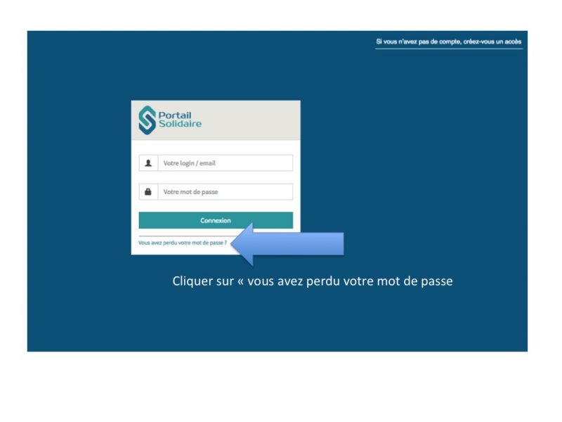 Se Connecter En Tant Que Porteur De Projet - Portail Solidaire